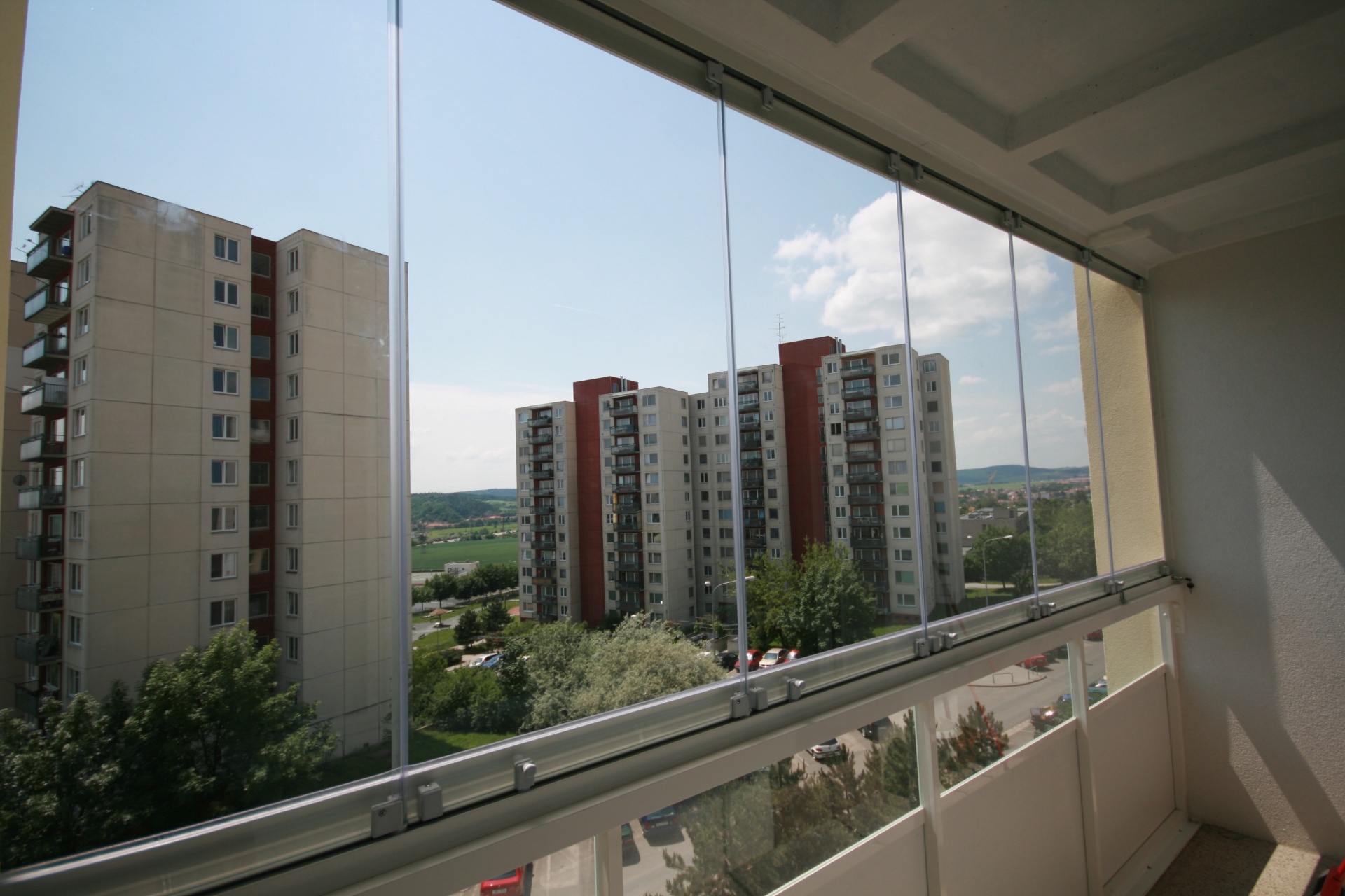 Bezrámové zasklení AluVista