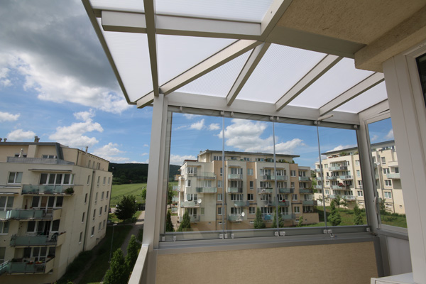 Bezrámové zasklení AluVista