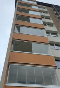 zasklívání lodžií CABAL - OPTIMI