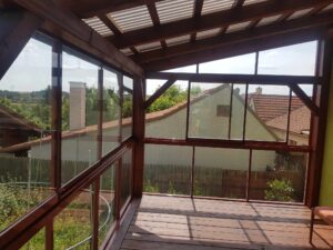 CABAL zasklení terasy rámovým systémem AluPlus