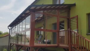 CABAL zasklení terasy rámovým systémem AluPlus