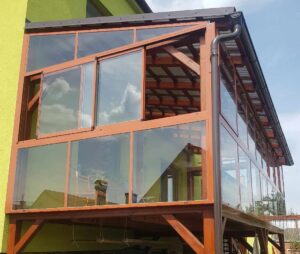 CABAL zasklení terasy rámovým systémem AluPlus