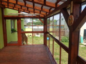 CABAL zasklení terasy rámovým systémem AluPlus