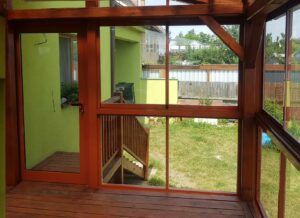 CABAL zasklení terasy rámovým systémem AluPlus